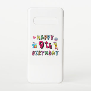 Zum 9. Geburtstag für 9-Jährige Kinder B-Tag Samsung Galaxy S10 Hülle