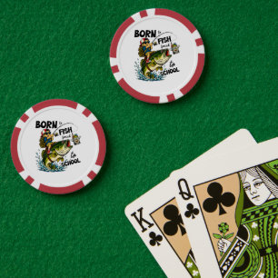 Zum Angeln geboren, zum Schulbesuch gezwungen Pokerchips