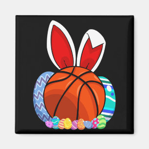 Zum Basketball-Osterhasen Magnet