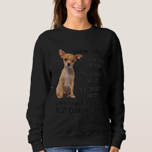Zum besten Chihuahua-Hund-Vater - Glücklicher Vate Sweatshirt