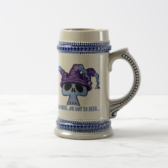 ZUM BIER… ODER NICHT BIER-ZUR LUSTIGEN BIER-TASSE BIERGLAS (Rechts)