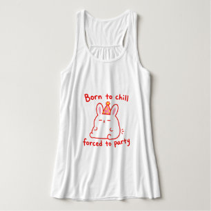 Zum Chillen geborene Party-Häschen Tank Top