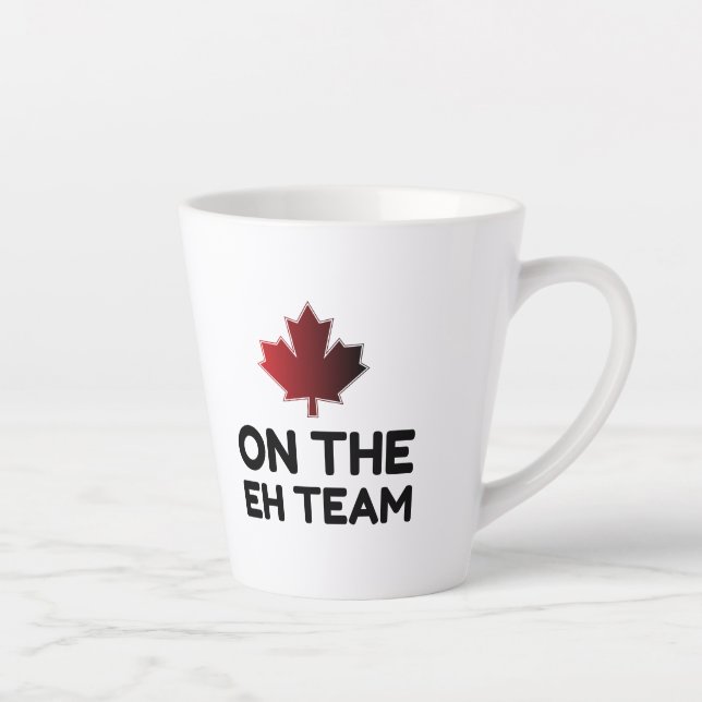 Zum Eh Team Canada Funny Milchtasse (Rechts)