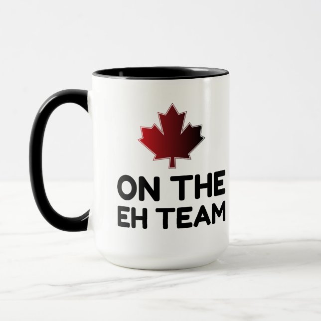 Zum Eh Team Canada Funny Tasse (Links)