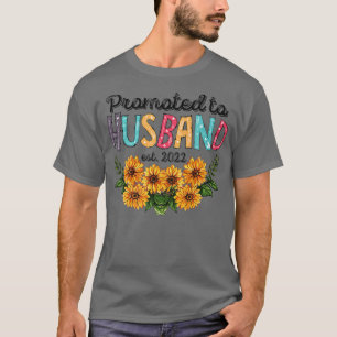 Zum Ehemann Est 2022 befördert Schwangerschaftsank T-Shirt