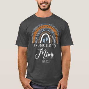 Zum ersten Mal in Mimi Est 2022 Frauen Regenbogen T-Shirt