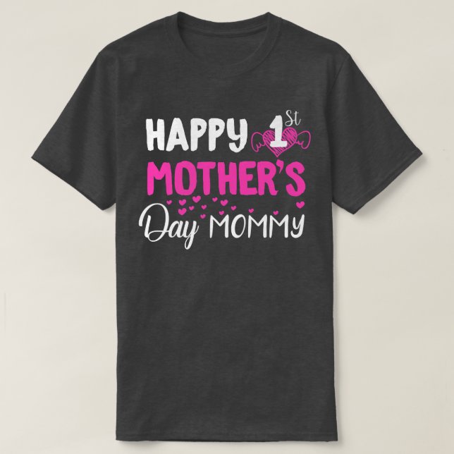 Zum ersten Muttertag T-Shirt (Design vorne)
