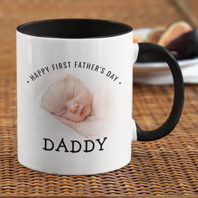 Zum ersten Vatertag Daddy Foto Tasse (Von Creator hochgeladen)