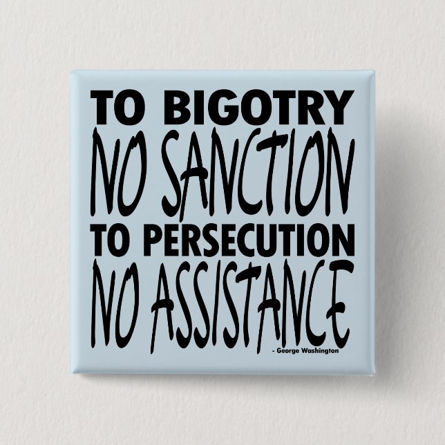 Zum Fanatismus keine Sanktion Button (Vorderseite)