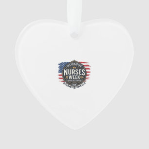 Zum Feiern der Pflegewoche 2026 Patrioti Vintage D Ornament