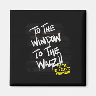 Zum Fenster zur Abstimmung von Frau Harris W 2024 Magnet