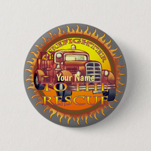 Zum Feuerwehrmann Button
