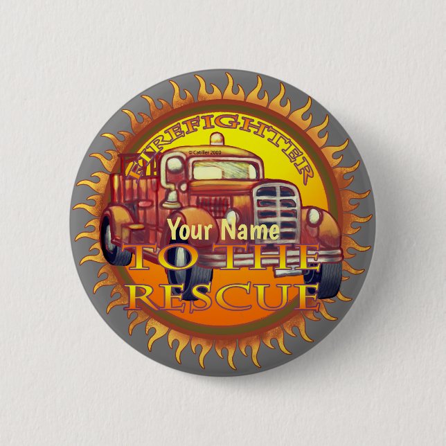 Zum Feuerwehrmann Button (Vorderseite)