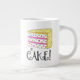 Zum Frühstück mag ich meine Eier im Kuchen Jumbo-Tasse