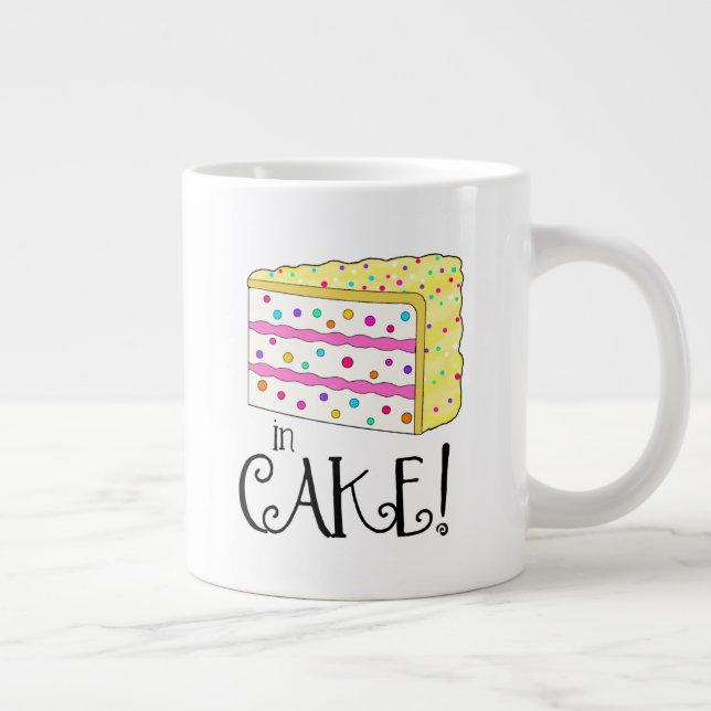 Zum Frühstück mag ich meine Eier im Kuchen Jumbo-Tasse (Rechts)