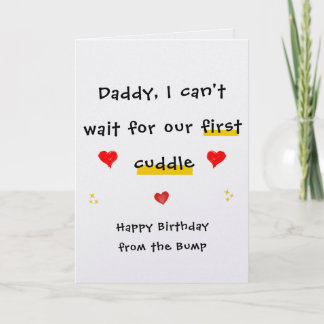 Zum Geburtstag von The Bump - Daddy To Be Geburtst Karte