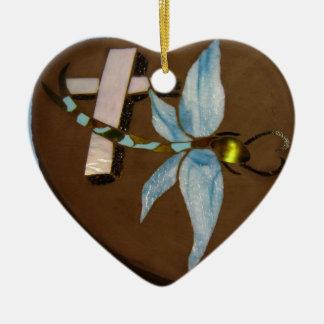 Zum Gedenken an in Buntglas Keramik Ornament