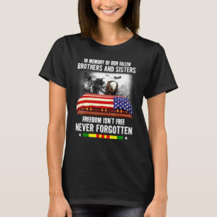 Zum Gedenken an unsere gefallenen Brüder Schwester T-Shirt