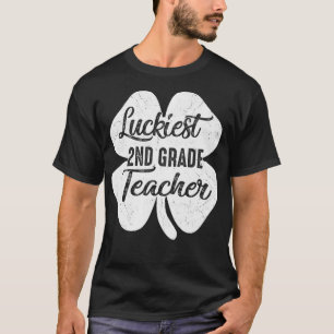 Zum Glück 2. Klasse Lehrer Funny St Patrick's Day T-Shirt