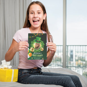 Zum Glück 6. Geburtstag, St. Patrick's Day Feiertagskarte