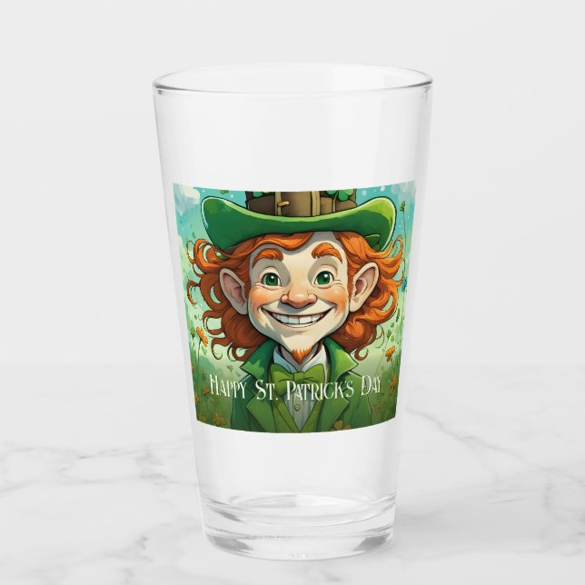 Zum Glück am St. Patrick's Day Glas (Vorderseite)
