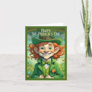Zum Glück am St. Patrick's Day Karte
