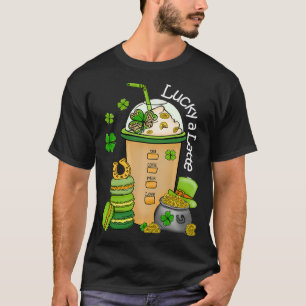 Zum Glück ein Latte-Kaffee St Patricks Day Coffee T-Shirt
