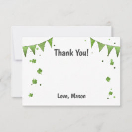 Zum Glück ein St. Patrick's Day Danke, dass ihr Ka Dankeskarte
