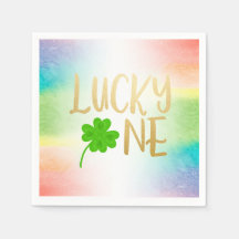 Zum Glück ein St. Patricks Day Geburtstagspapier