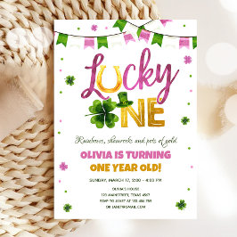 Zum Glück ein St. Patrick's Day Girl zum ersten Ge Einladung