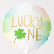 Zum Glück ein St. Patricks Day Kleeblatt Runde