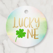 Zum Glück ein St. Patricks Day Kleeblatt Runde