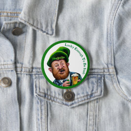Zum Glück genug, um irisch zu sein - St Patrick's Button