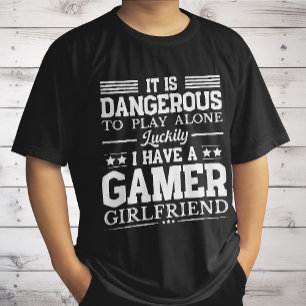 Zum Glück habe ich eine Gamer Girlfriend Funny Cou T-Shirt