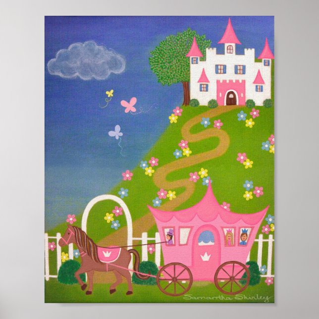 Zum Glück immer nach - 8x10 Prinzessin Burg Poster (Vorne)
