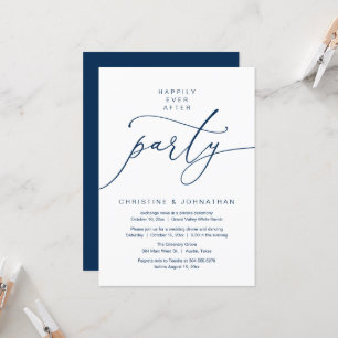 Zum Glück immer nach dem Party, Elopement Dinner D Einladung