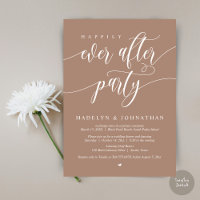 Zum Glück immer nach dem Party Hochzeitsessen, Tau
