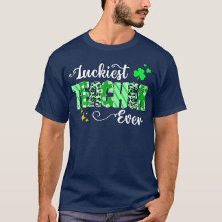 Zum Glück jeder Lehrer Kleeblatt Lehrer St Patrick T-Shirt