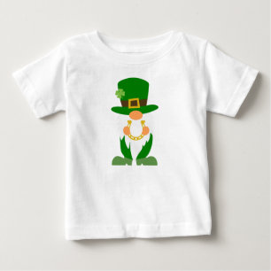 Zum Glück Kariert Gnome - St. Patrick's Day Baby T-shirt