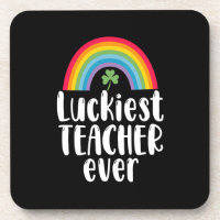 Zum Glück Lehrer je Schule Geschenk St Patricks Da