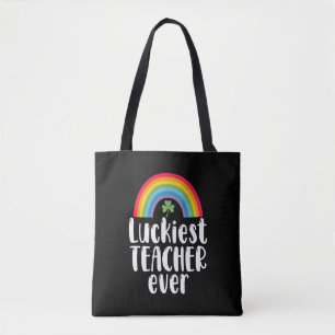 Zum Glück Lehrer je Schule Geschenk St Patricks Da Tasche
