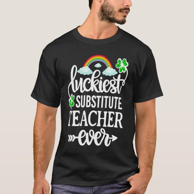 Zum Glück Lehrer je St Patricks Day T-Shirt (Vorderseite)