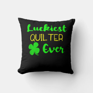 Zum Glück Quilter je Patricks Day Irish Quilting Kissen