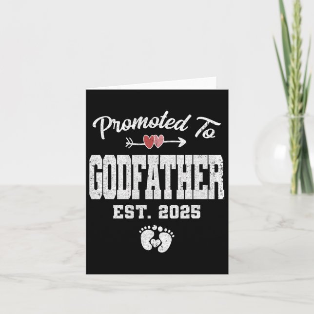 Zum Godvater Est 2025 zum ersten Mal FH befördert Karte (Vorderseite)
