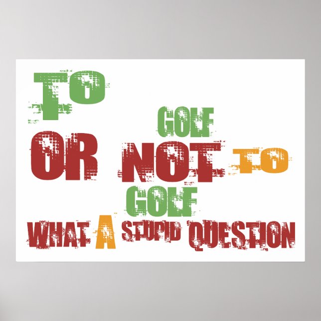 Zum Golf Poster (Vorne)