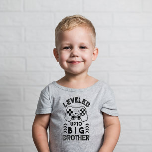 Zum großen Bruder aufgestiegen Kleinkind T-shirt