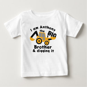 Zum großen Bruder befördert Baby Fein-Jersey-T-Shi T-shirt