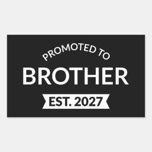 Zum großen Bruder befördert Est 2027 Big Brother I Rechteckiger Aufkleber