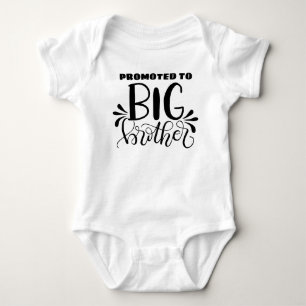 Zum großen Bruder befördert - Schwangerschaftsankü Baby Strampler