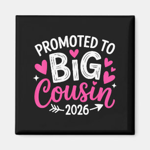 Zum großen Cousin befördert 2026 Cousin Baby Magnet